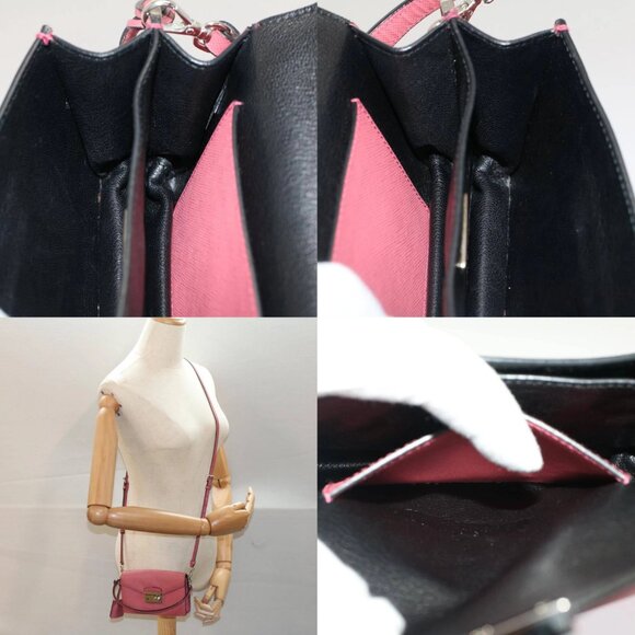 PRADA Mini Hand Bag Safiano leather 2way Pink Auth am4942V - Picture 14 of 14